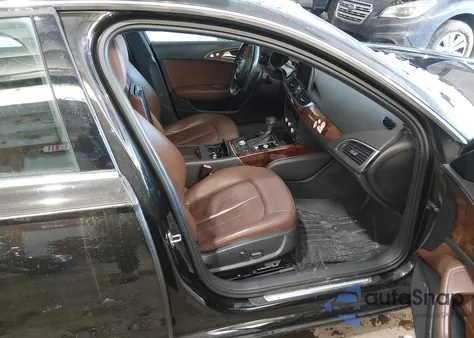 2014 Audi A6 3.0T Premium Plus from USA, damaged, VIN WAUFGAFC8EN076070